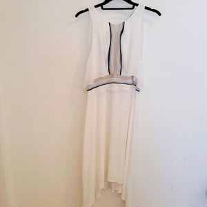 BCBG MAXAZRIA White Sleeveless Dress Size Small